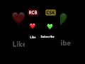 CSK vs RCB ❤️💚