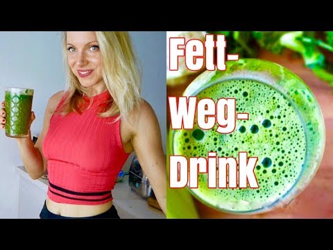 Der beste grüne Smoothies gibt euch viel Power * einfaches Rezept * Diät * Chlorophyll. 