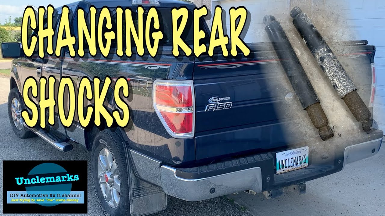 How to change rear shocks on F150 Ford (EP 206) - YouTube