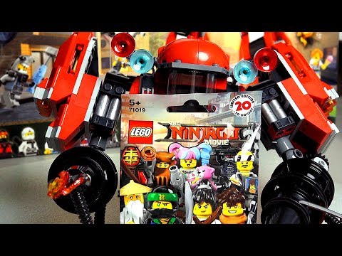 Раскрываем LEGO Ninjago Movie минифигурки и первый взгляд на Огненный Робота Кая из Ниндзяго Фильма