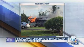 PBSO asking for donations to help family