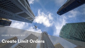Gekko Trading Bot - How To Create Limit Orders