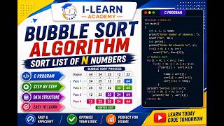 Program to sort list of N numbers using Bubble Sort algorithms.