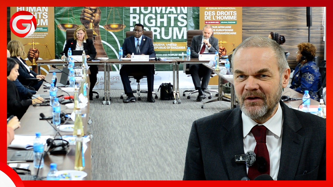 MAKAMU wa RAIS MAHAKAMA ya ULAYA AIPONGEZA MAHAKAMA ya  AFRIKA HAKI BINADAMU na WATU ASISITIZA UMOJA