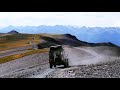 This was scary most dangerous road in pyrenees pic negre in our 4x4 land rover defender camper