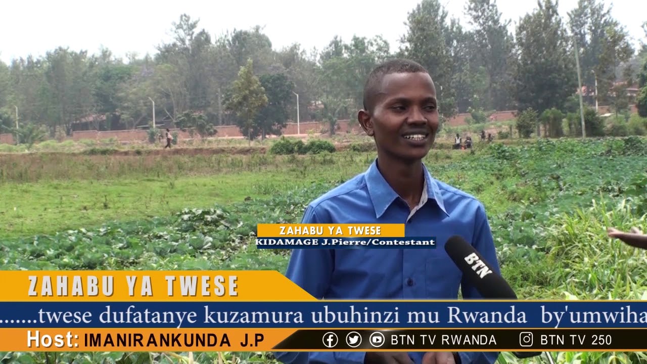 KIDAMAGE YAYOBOTSE UBUHINZI BW'AMASARO YEWE NGO AGIYE GUKORA ISHURI RIBYIGISHA