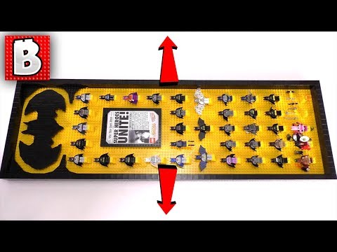 Custom LEGO Batman Minifigure Display Build! ! !  It's getting BIGGER!  Brick Vault LIVE - Custom LEGO Batman Minifigure Display Build! ! !  It's getting BIGGER!  Brick Vault LIVE