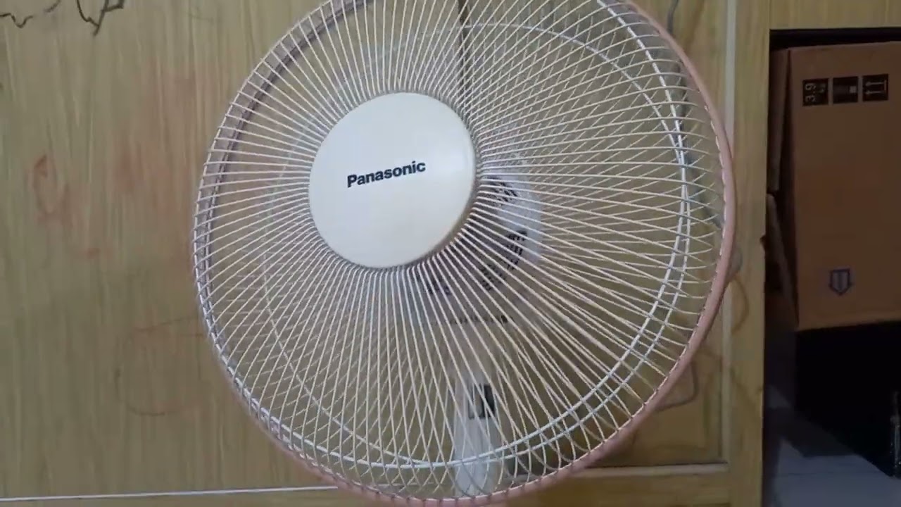 Panasonic desk fan demostration