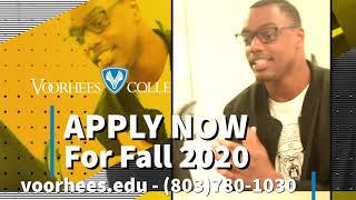 Voorhees College Fall 2020 Registration Window