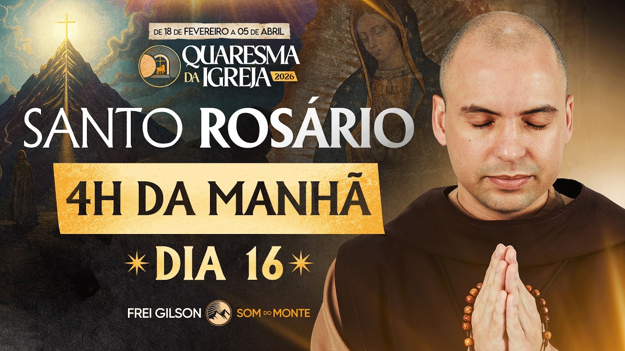 Santo Rosário | 16° Dia | Quaresma 2026 | 07/03 | 03:40 | Live Ao vivo