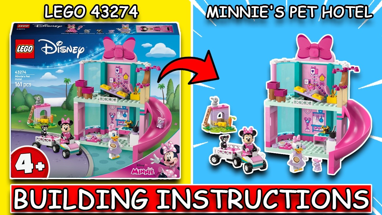 LEGO Instructions: 43274 Minnie's Pet Hotel | LEGO Disney Sets