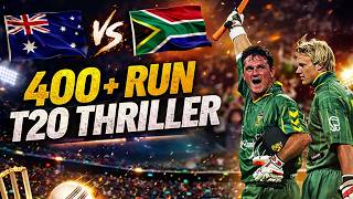 400+ Run T20 Thriller | Australia vs South Africa | Graeme Smith Led From The Front With Brutal 90