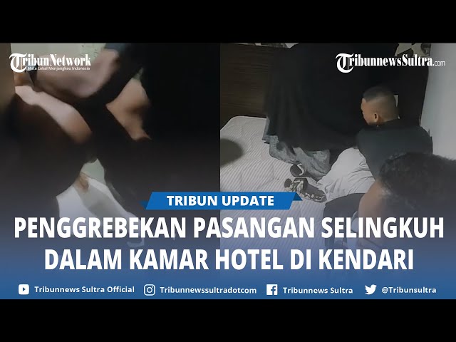 BREAKING NEWS Penggerebekan Diduga Pasangan Selingkuh Dalam Kamar Hotel di Kendari Sulawesi Tenggara class=