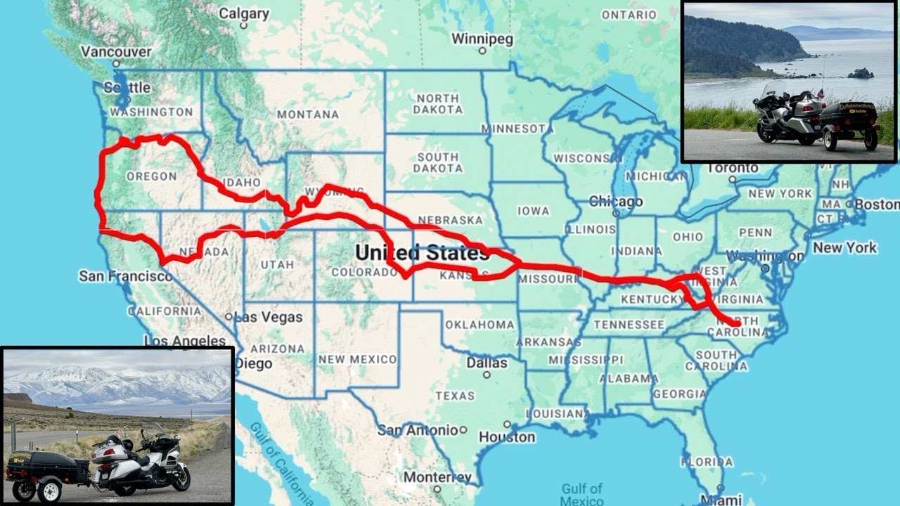 Cross Country Motorcycle Road Trip - You Know You Want to Do One - Let's Go !