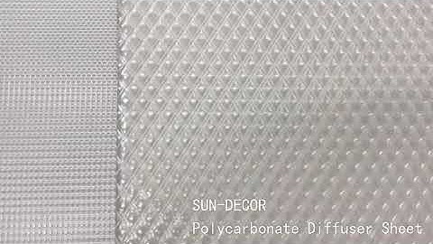 Polycarbonate Diffuser Sheet 1