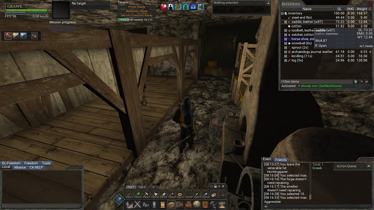 Wurm Online: Branding time