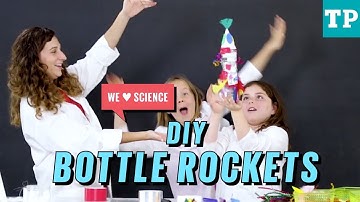 How to make plastic bottle rockets | Science Experiments for Kids
