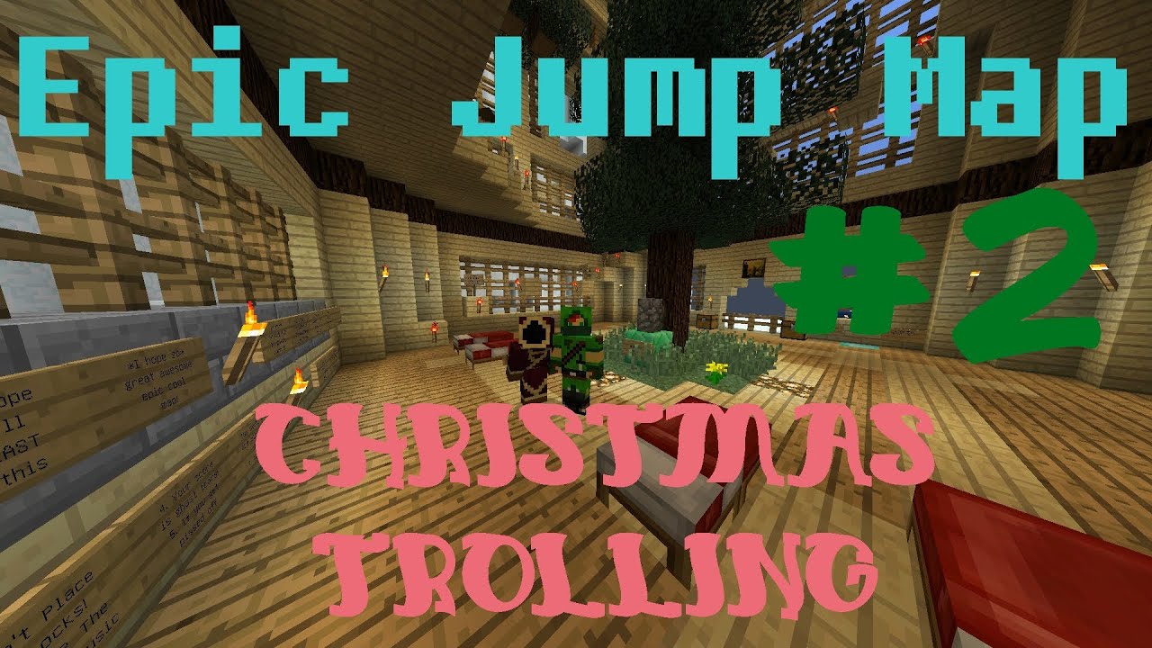 Minecraft Epic Jump Map #2 - Слишком много слизней)))