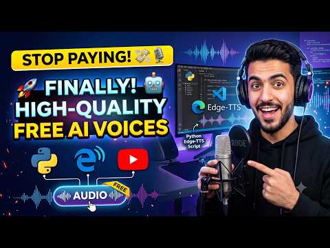 Free AI Voiceovers for YouTube using Python & Edge-TTS