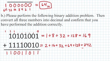 ECE 100 Binary Addition Example