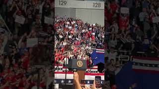 Trump Takes the Stage Bojangles Stadium Charlotte NC