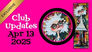 Exciting Updates and New Lessons for April 13, 2025 for CLUBs at Awesome Art School