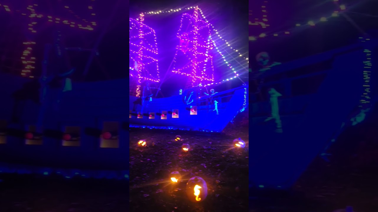 Halloween on the Hill Pirates Display