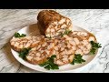 Куриный Рулет "Мраморный" / Рулет из Курицы / Chicken Roll "Marble" Recipe