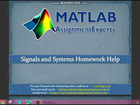 Signals and Systems Homework Help