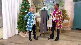Studio Park x Jayne Brown Ponte Bootcut Pull-On Pants on QVC
