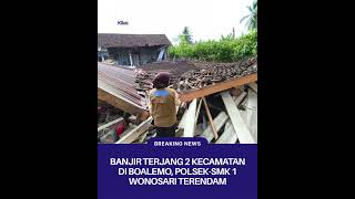 Banjir Terjang 2 Kecamatan di Boalemo, Kompleks Polsek hingga SMK 1 Wonosari Ikut Terendam