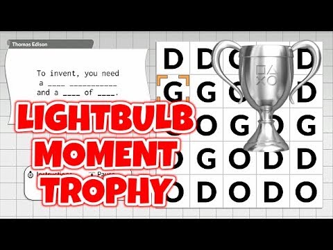 One Word By POWGI - Lightbulb Moment Trophy