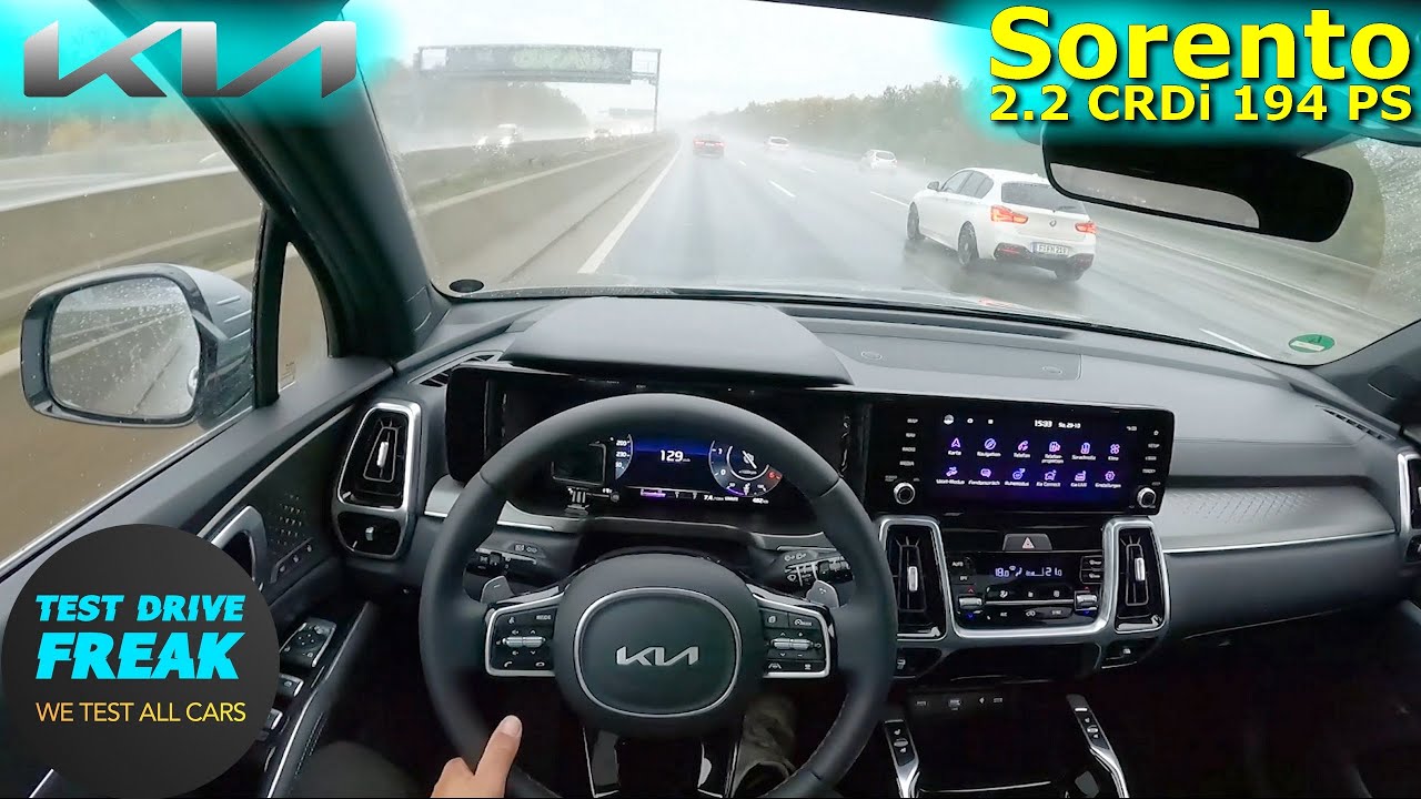 2023 Kia Sorento 2.2 CRDi AWD 194 PS GERMAN AUTOBAHN DRIVE POV