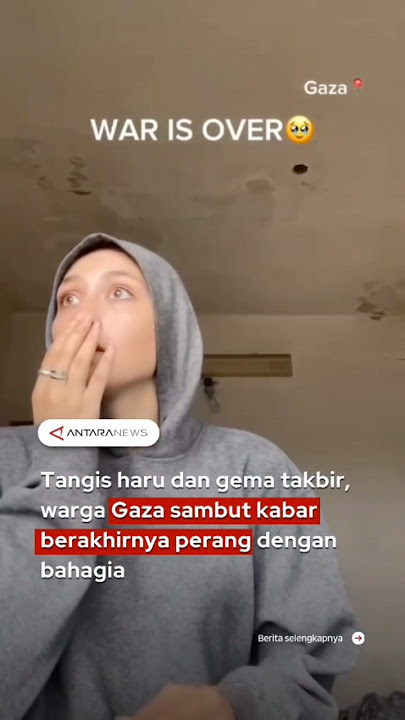 Tears of emotion and echoes of takbir, Gazans welcomed the news of the end of the war with joy.