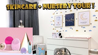 Skincare Routine And Nursery Tour