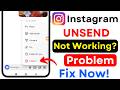 Instagram Unsend Message Not Working Fix | Instagram Message Unsend Problem | Delete Not Working