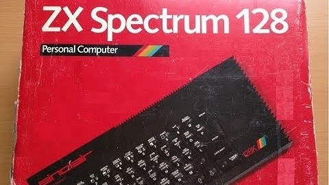 Sinclair ZX Spectrum Toast Rack 128K - unboxing & testing.
