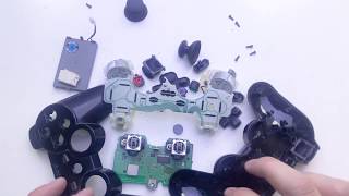 تفكيك يد سوني بلايستيشن 3 /PS3 CONTROLLER  DISASSEMBLY