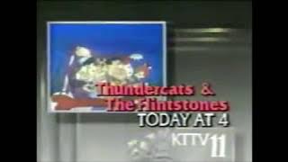 KTTV 11 THUNDERCATS   FLINSTONES PROMO (1986)