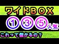 【中央競馬 検証 結果】ワイド①③⑤BOXは儲かるのか?まさかの結末!