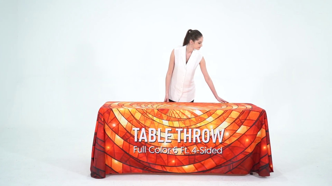 Premium Table throw Set up Instruction Video YouTube