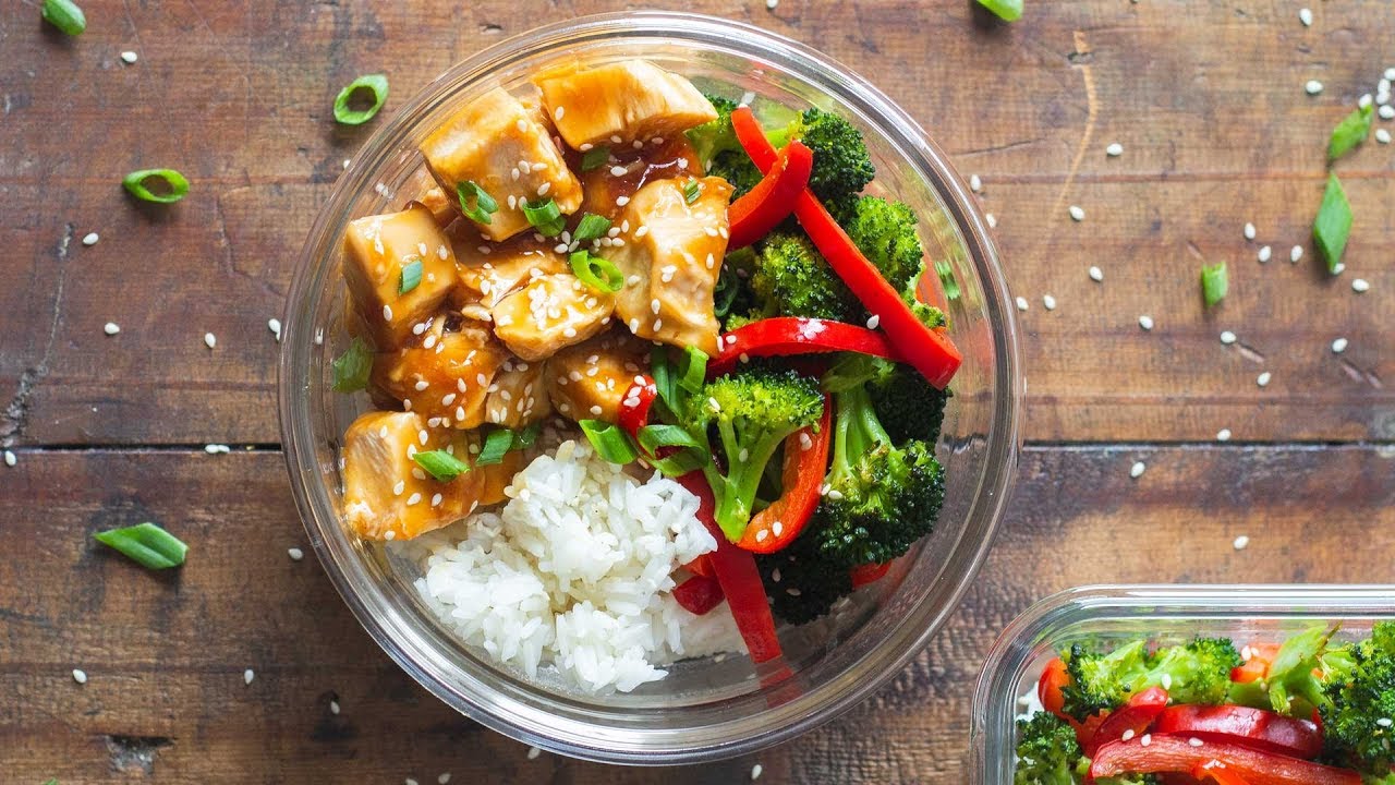 Teriyaki Chicken Meal Prep Bowls - Green Healthy Cooking