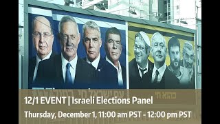 Israeli Elections Panel