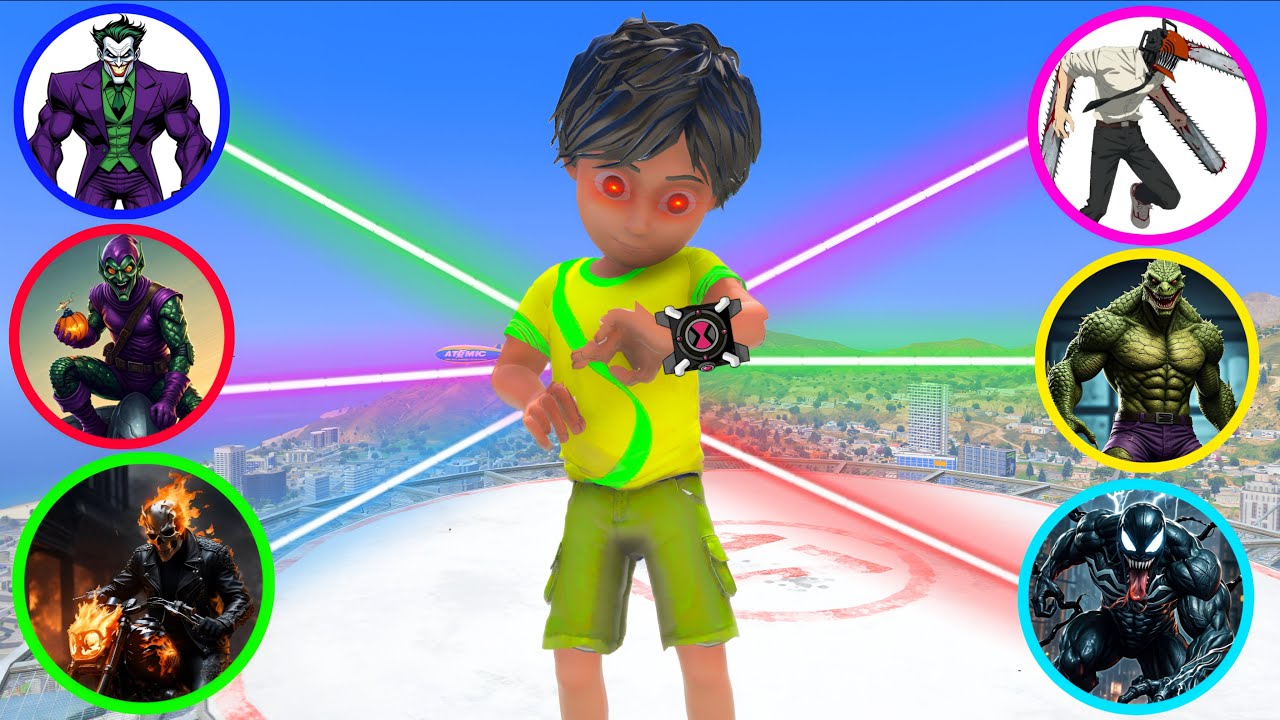 Yellow Shiva Saved All His Friends With The Power Of Evil Superhero In Gta 5 🤯