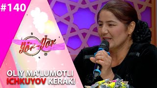 : Yor-yor 140-son Oliy ma'lumotli ichkuyov kerak!  (20.09.2021)