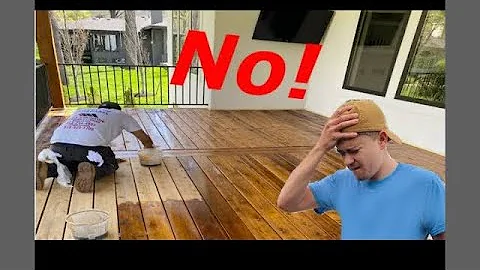 Deck stain never dried!! DIY mistakes to avoid!