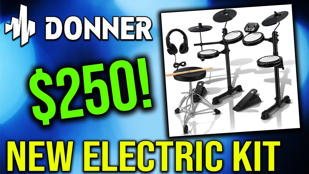 Donner DED 80 Electric Drum Set Review GREAT Drum Set for Beginners