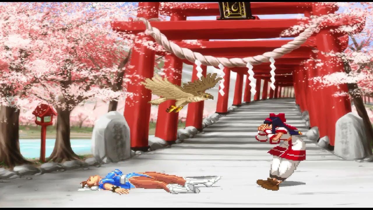 [KOF MUGEN X STREET FIGHTER] Nakoruru VS B_Chunli