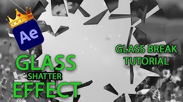 Glass Shatter Effect in after effects | Glass Breaking Effect