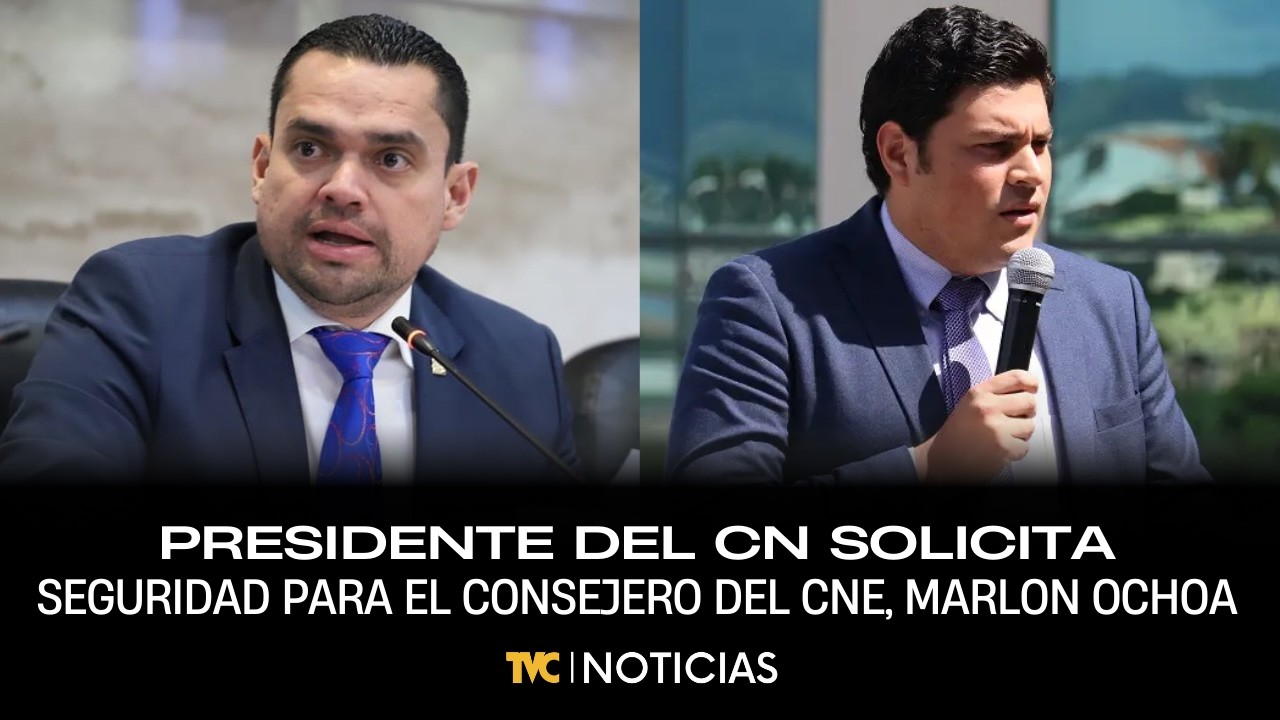 Presidente del CN solicita seguridad para el consejero del CNE, Marlon Ochoa